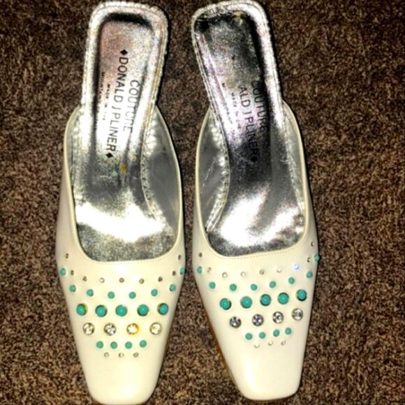 Donald Pliner NWOB Couture mules....FABULOUS - Picture 1 of 8